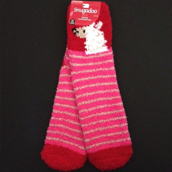 *3/$15* Fun Fuzzy Llama Slipper Socks - Picture 1 of 2